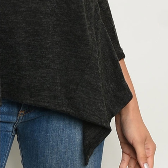 💕 Black Casual Long Sleeve Top - Picture 4 of 6